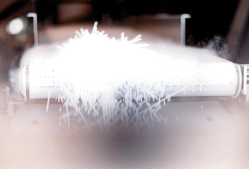 produzione di ghiaccio secco per la gestione della catena del freddo