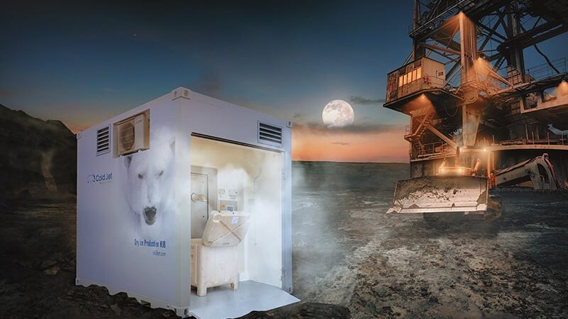 remote dry ice production